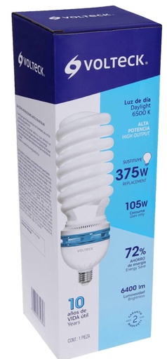 [47101] FOCO ESPIRAL 105W ALTA POTENCIA VOLTECK