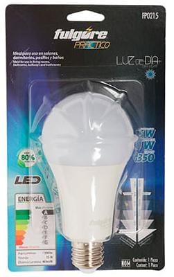 [FP0215] FOCO LED 15W LUZ DIA BASE E27 A19 FULGORE