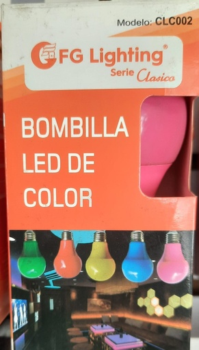 [CLC002RS] FOCO LED DE 3W ROSADO FG LIGHTING