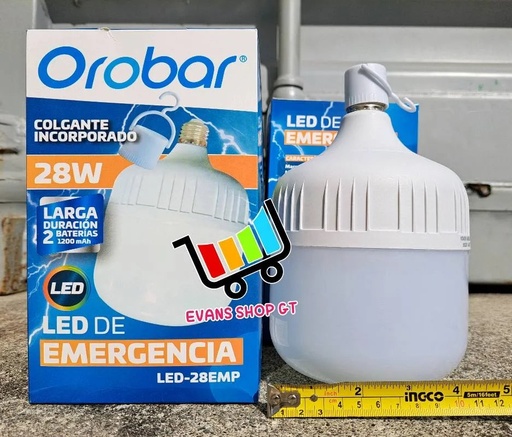 [LED-28EMP] FOCO LED EMERGENCIA 28W TIPO PILAR OROBAR IML