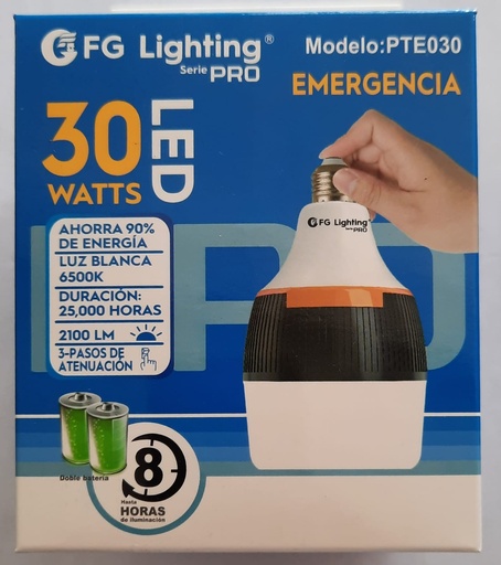[PTE030] FOCO LED EMERGENCIA DE 30W FG LIGHTING