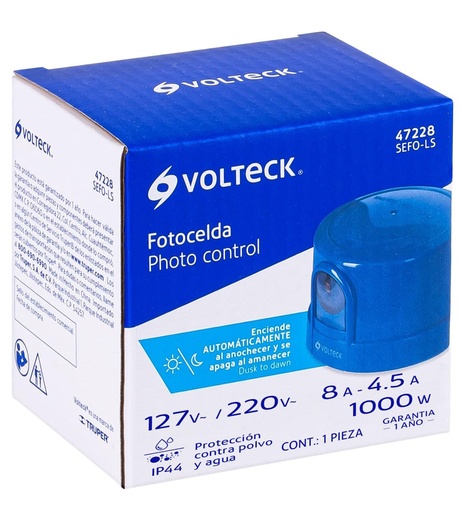 [47228] FOTOCELDA SENSOR LUMINARIO SUBURBANO VOLTECK