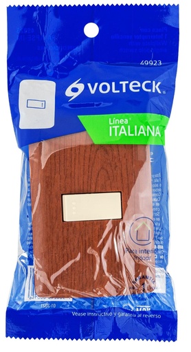[49924] INTERRUPTOR 3 WAY 10A 120V ITALIANA MADERA VOLTECK