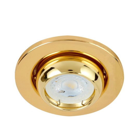 [YD-345/O-OCT] LAMPARA OJO DE BUEY PARA C/OCT DORADO TECNO LITE