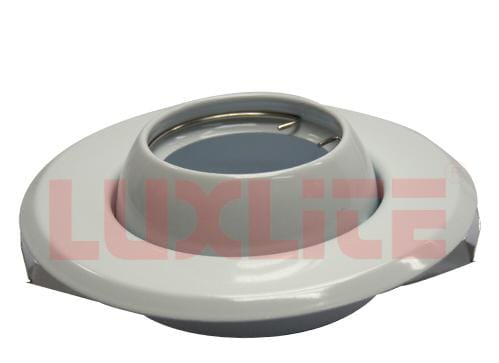 [LUM1311] LAMPARA OJO DE BUEY DIRIGIBLE P/CAJA OCTA BLANCO LUXLITE