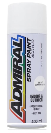 [1007] PINTURA SPRAY BLANCO MATE ADMIRAL