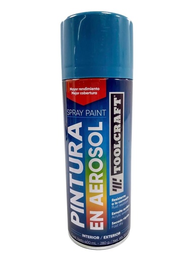 [TC1674] PINTURA SPRAY AZUL CLARO TOOLCRAFT