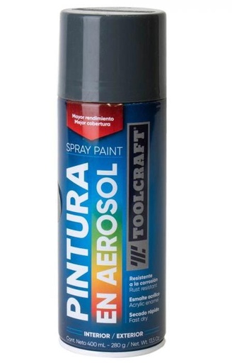 [TC1649] PINTURA SPRAY GRIS MAQUINA TOOLCRAFT
