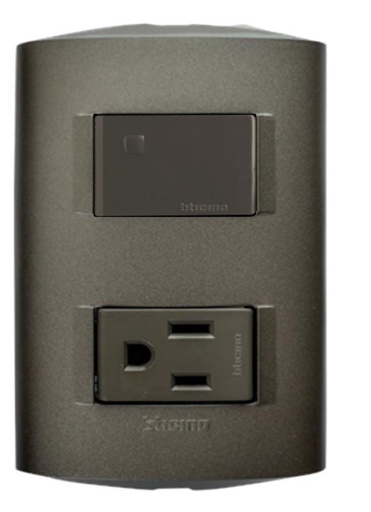 [AE2231EGTI] SWITCH COMBINADO 2P+T 15A MODUS STYLE TERRAMINK BTICINO