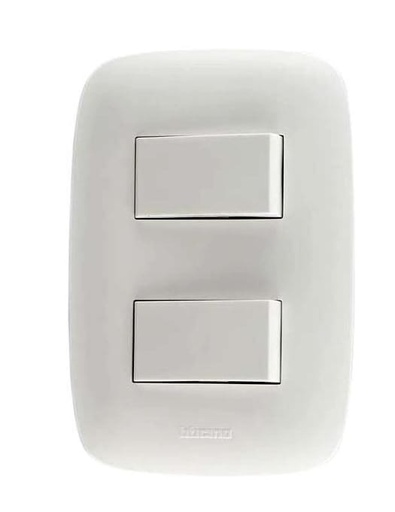 [AP5201] SWITCH DOBLE 15A 3 VIAS DOMINO SENCIA BTICINO