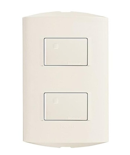 [AE2200EM] SWITCH DOBLE 15A MARFIL MODUS STYLE BTICINO