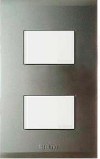 [AF2200EBCH] SWITCH DOBLE 15A NOBILE CHAMPAGNE BTICINO