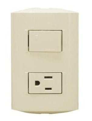 [AE2231EM] ARMADURA 15A CON SWITCH MARFIL MODUS STYLE BTICINO