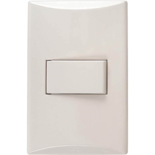 [1000-V] SWITCH SENCILLO 15A125V MARFIL PLATA EAGLE