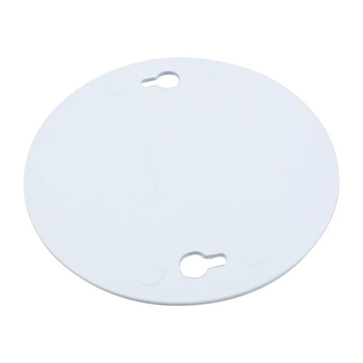 [2132] TAPA CIEGA REDONDA PLASTICO BLANCO INDUMA