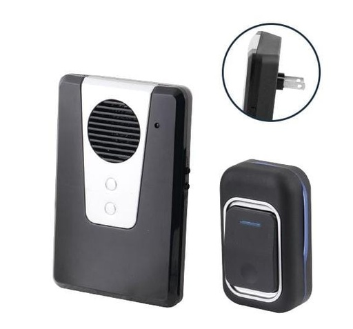 [FU1012] TIMBRE INALAMBRICO 1 CONTROL 1 CAMPANA C/CLAVIJA 25 MELO (FULGORE)