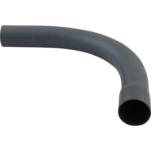 [2323] VUELTA DUCTO PVC GRIS DE 1