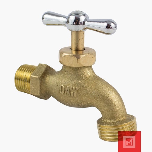 [X53-130] LLAVE DE CHORRO METAL 1/2 LIVIANA KUVAL
