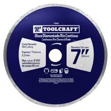 [TC2433] DISCO DIAMANTADO DE CORTE CONTINUO 7 TOOLCRAFT