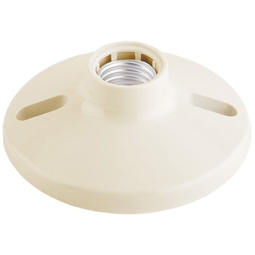 [1175V] PLAFONERA PLASTICO 150V S/P MARFIL EAGLE