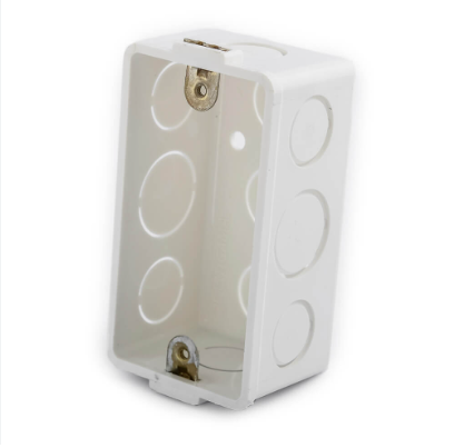 [2125] CAJA RECTANGULAR PLASTICA BLANCO MULTITUBO