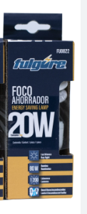 [FU0822] LAMPARA ESPIRAL 20W FULGORE