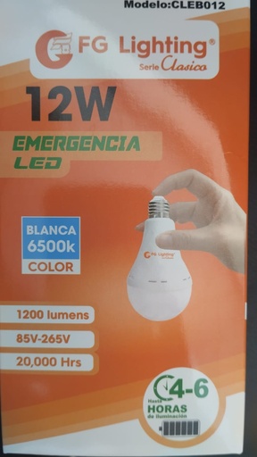 [CLEB012] FOCO LED DE EMERGENCIA 12W FG LIGHTING