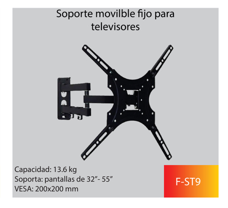 [F-ST9] SOPORTE PARA TV DE 32 A 55 CON BRAZO MOVIL IML